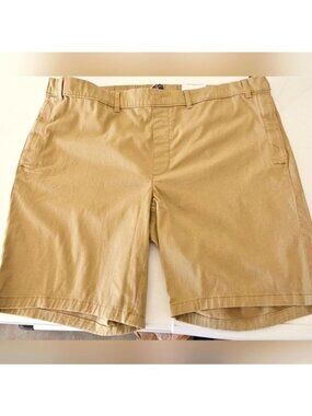 St Johns Bay Flat Front Comfort Stretch Adjustable Waist Shorts Size 48 NWT